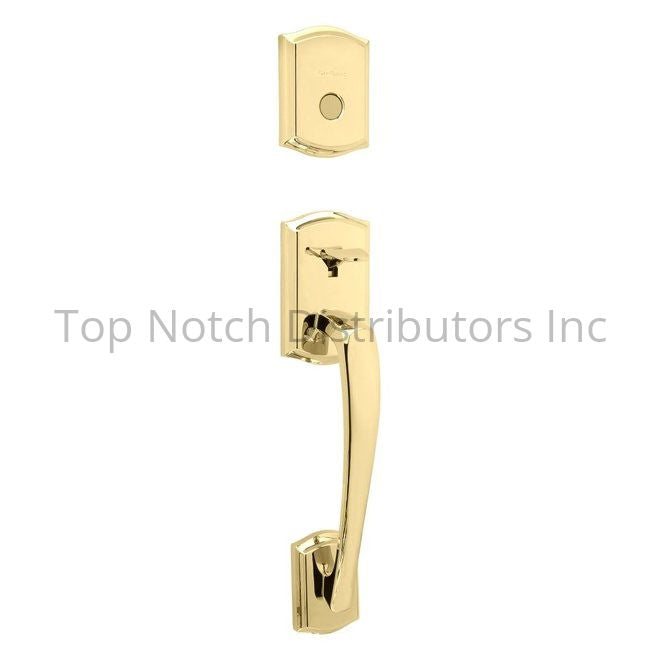 Kwikset 819PTHLIP-L03 Dummy Prescott Exterior Handleset Lifetime Br... Sparrow Supply