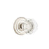 Emtek 8200OTUS14 Old Town Glass Knob 2-3/8" Backset Privacy with Regular Rose for 1-1/4" to 2" Door Polished Nickel Lifetime Finish Sparrow Supply