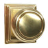 Emtek 8261NWUS7 Norwich Knob 2-3/8" Backset Privacy with Wilshire Rose for 1-1/4" to 2" Door French Antique Brass Finish Sparrow Supply