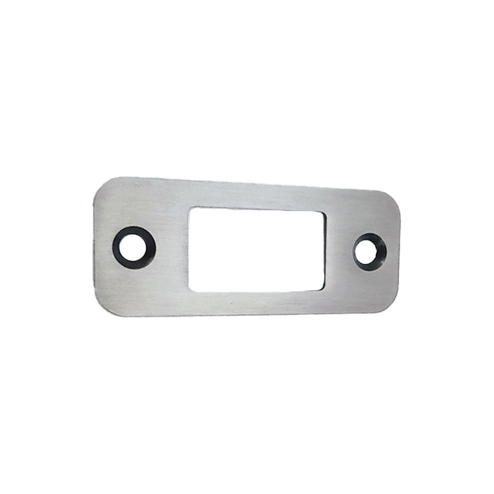 Emtek 83224US15A Radius Deadbolt Strike Pewter Finish Sparrow Supply