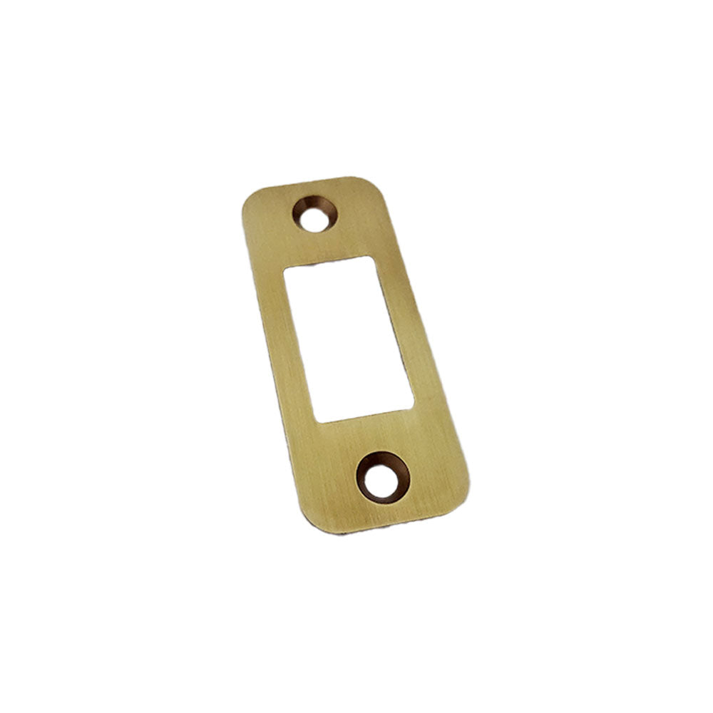 Emtek 83224US7 Radius Deadbolt Strike French Antique Brass Finish Sparrow Supply