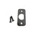 Emtek 83231US10B Radius Corner Faceplate and Screws for Passage or Privacy Latch Oil Rubbed Bronze Finish Sparrow Supply