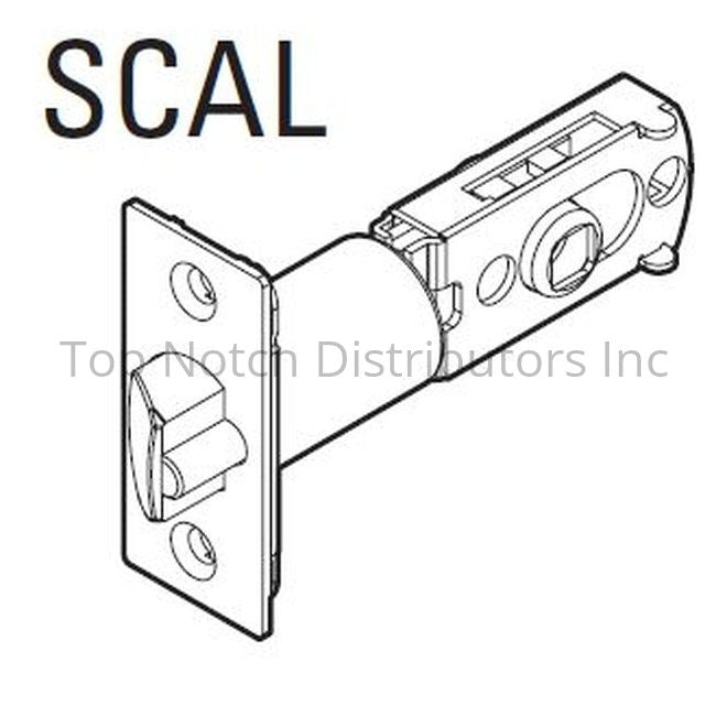 Kwikset 83517-004 UL Adjustable Square Corner Deadlatch for US26 Br... Sparrow Supply