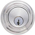 Emtek 8455US26 Low Profile Single Cylinder Deadbolt for 1-3/4" Door Polished Chrome Finish Sparrow Supply