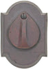 Emtek 8457MB # 1 Plate and Flap Single Cylinder Deadbolt for 1-3/4" Door Medium Bronze Finish Sparrow Supply