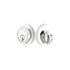 Emtek 8467US26 Modern Single Cylinder Deadbolt for 1-3/4" Door Polished Chrome Finish Sparrow Supply