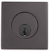 Emtek 8469US10B Square Single Cylinder Deadbolt for 1-3/4" Door Oil Rubbed Bronze Finish Sparrow Supply