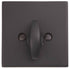 Emtek 8569US19 Square Single Sided Deadbolt with 2-3/8" and 2-3/4" Backset for 1-3/4" Door Flat Black Finish Sparrow Supply