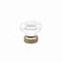 Emtek 86011US7 Old Town Clear 1-1/4" Cabinet Knob French Antique Brass Finish Sparrow Supply
