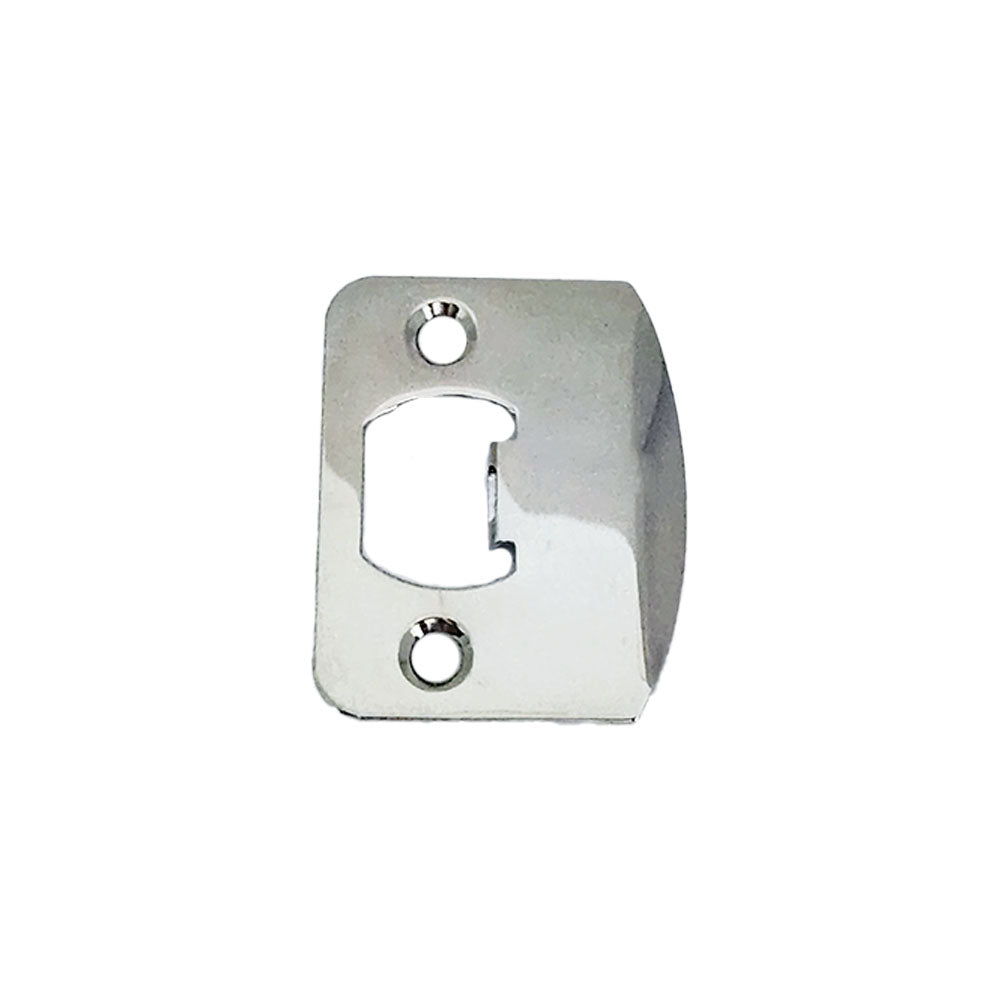 Emtek 86085US14 1/4" Radius Corner Full Lip Strike for Passage, Privacy or Key-In Sets Polished Nickel Finish Sparrow Supply