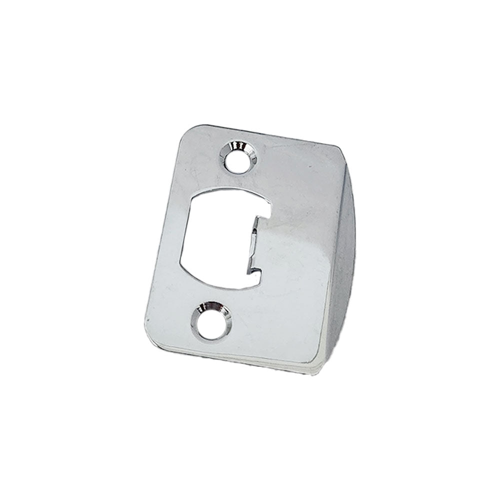 Emtek 86085US26 1/4" Radius Corner Full Lip Strike for Passage, Privacy or Key-In Sets Polished Chrome Finish Sparrow Supply
