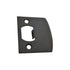 Emtek 86086US19 Square Corner Extended Lip Strike for Passage, Privacy or Key-In Sets Flat Black Finish Sparrow Supply