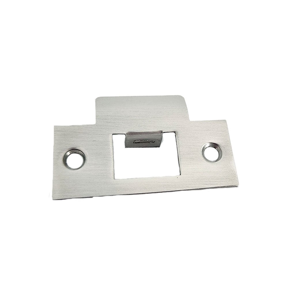 Emtek 86087US15 Square Corner T Strike for Passage, Privacy or Key-In Sets Satin Nickel Finish Sparrow Supply