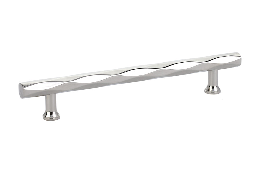 Emtek 86430US14 Tribeca Cabinet Pull with 6" Center to Center Polished Nickel Lifetime Finish Sparrow Supply