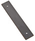 Emtek 86435US10B Art Deco Rectangular Backplate for Cabinet Pull with 4" Center to Center Oil Rubbed Bronze Finish Sparrow Supply