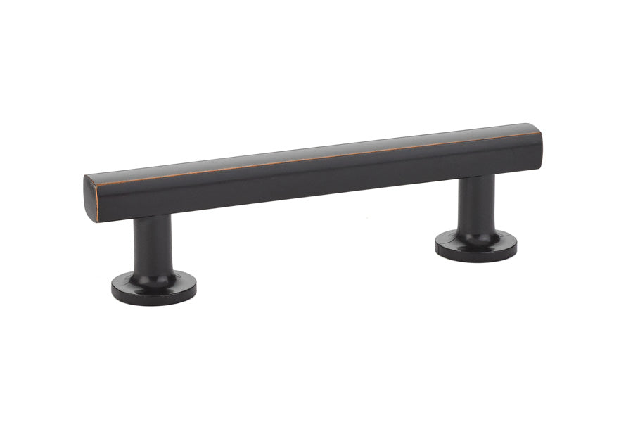 Emtek 86453US10B Freestone Cabinet Pull with 3-1/2" Center to Center Oil Rubbed Bronze Finish Sparrow Supply