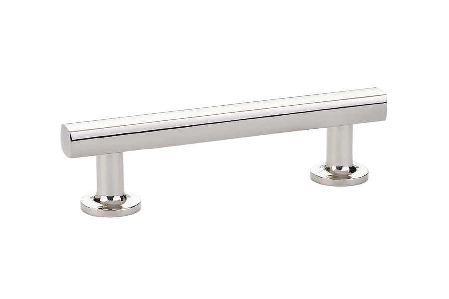 Emtek 86453US14 Freestone Cabinet Pull with 3-1/2" Center to Center Polished Nickel Lifetime Finish Sparrow Supply