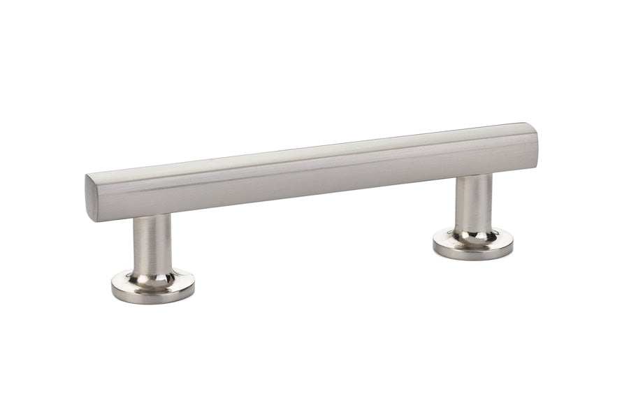 Emtek 86453US15 Freestone Cabinet Pull with 3-1/2" Center to Center Satin Nickel Finish Sparrow Supply