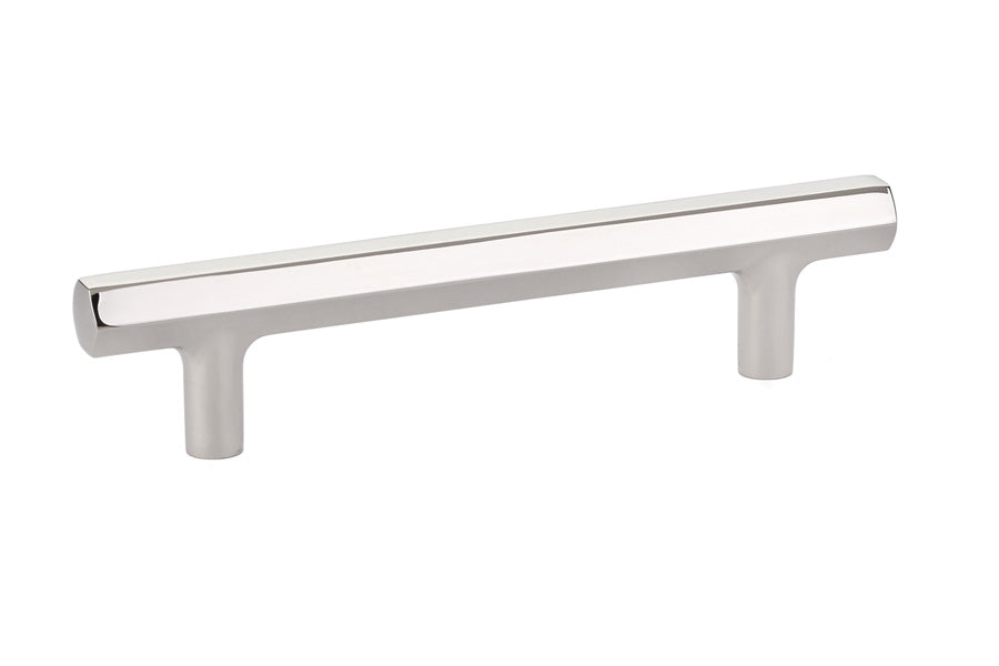 Emtek 86460US14 Mod Hex Cabinet Pull with 4" Center to Center Polished Nickel Lifetime Finish Sparrow Supply