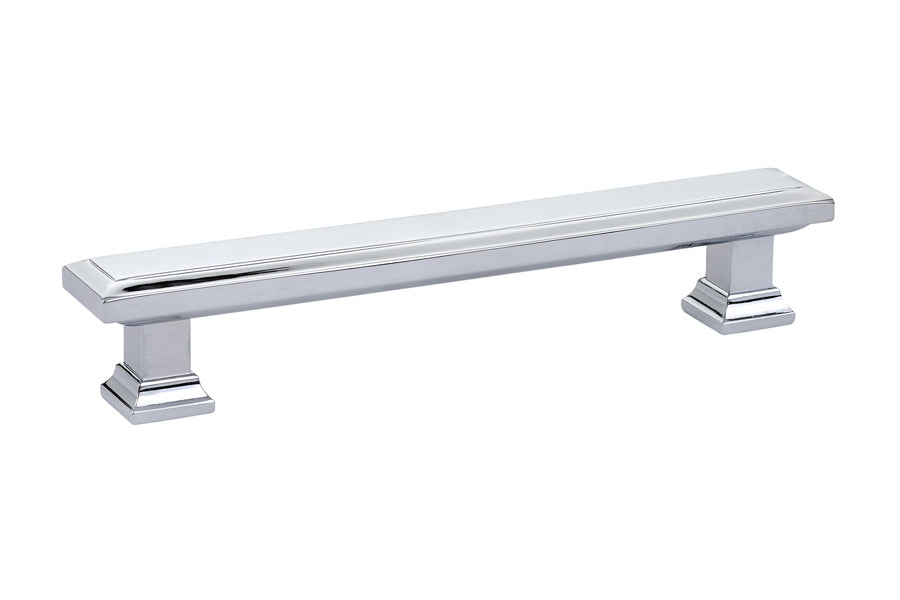 Emtek 86492US26 Geometric Rectangular Cabinet Pull with 5" Center to Center Polished Chrome Finish Sparrow Supply