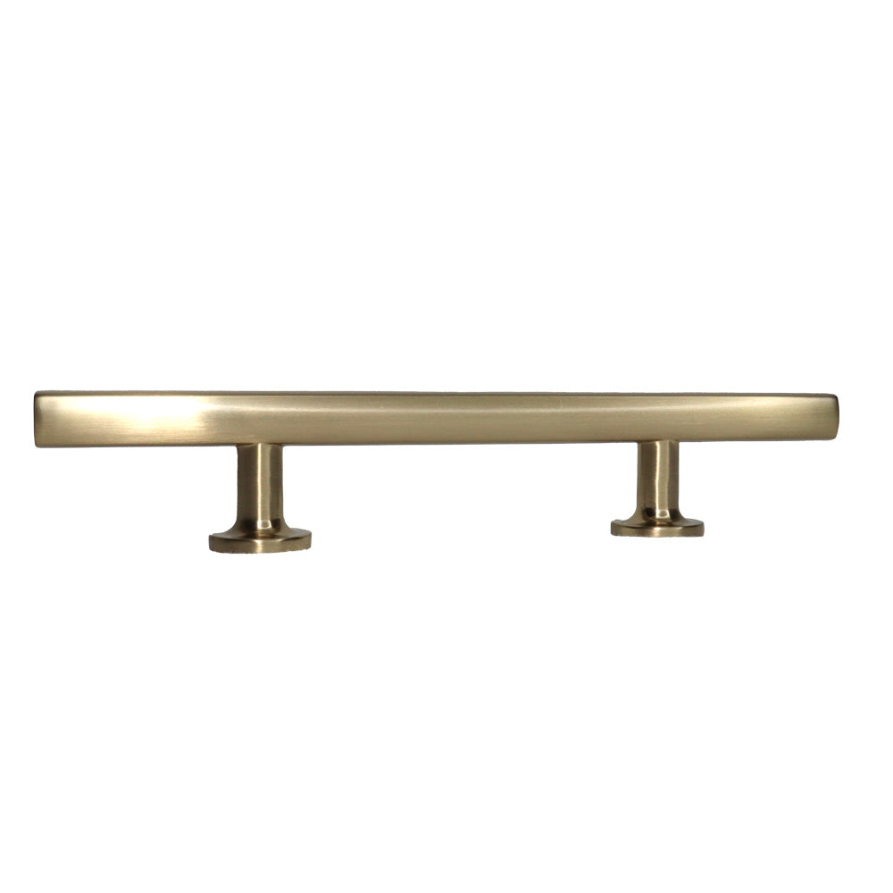 Emtek 86682US4 Freestone Extended Cabinet Pull with 3-1/2" Center to Center Satin Brass Finish Sparrow Supply