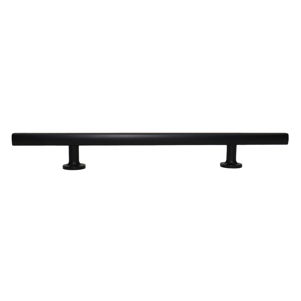 Emtek 86683US19 Freestone Extended Cabinet Pull with 6" Center to Center Flat Black Finish Sparrow Supply