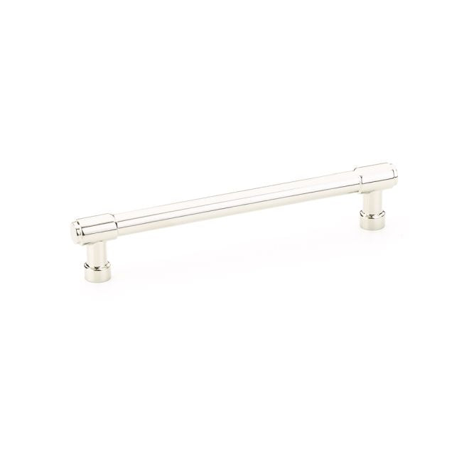 Emtek 86689US14 Jasper Cabinet Pull with 6" Center to Center Polished Nickel Lifetime Finish Sparrow Supply