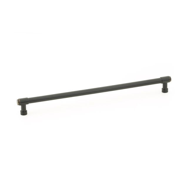Emtek 86692US10B Jasper Cabinet Pull with 12" Center to Center Oil Rubbed Bronze Finish Sparrow Supply