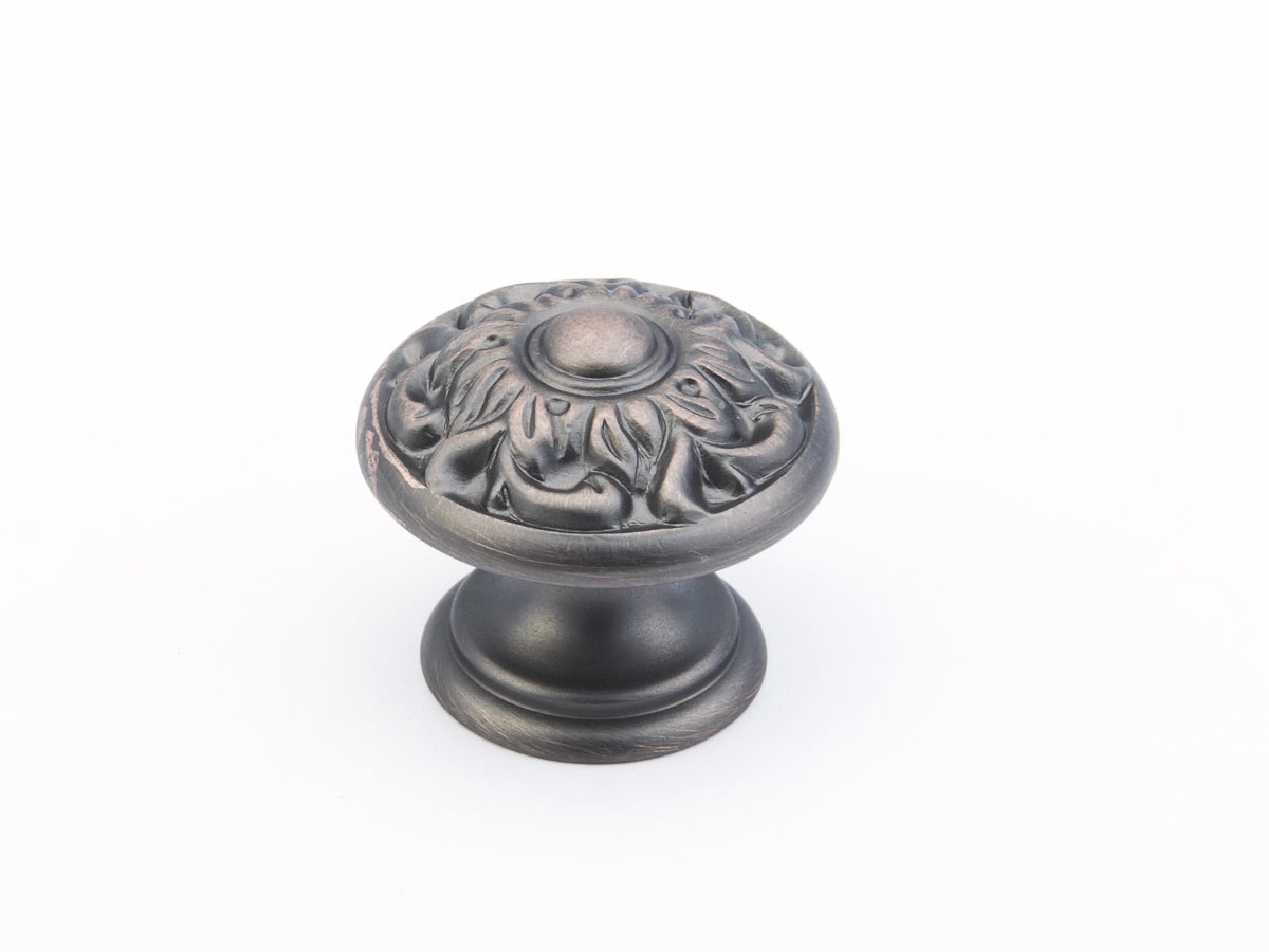 Schaub 870-MIBZ 1-3/8" Corinthian Cabinet Knob Michelangelo Bronze Finish Sparrow Supply