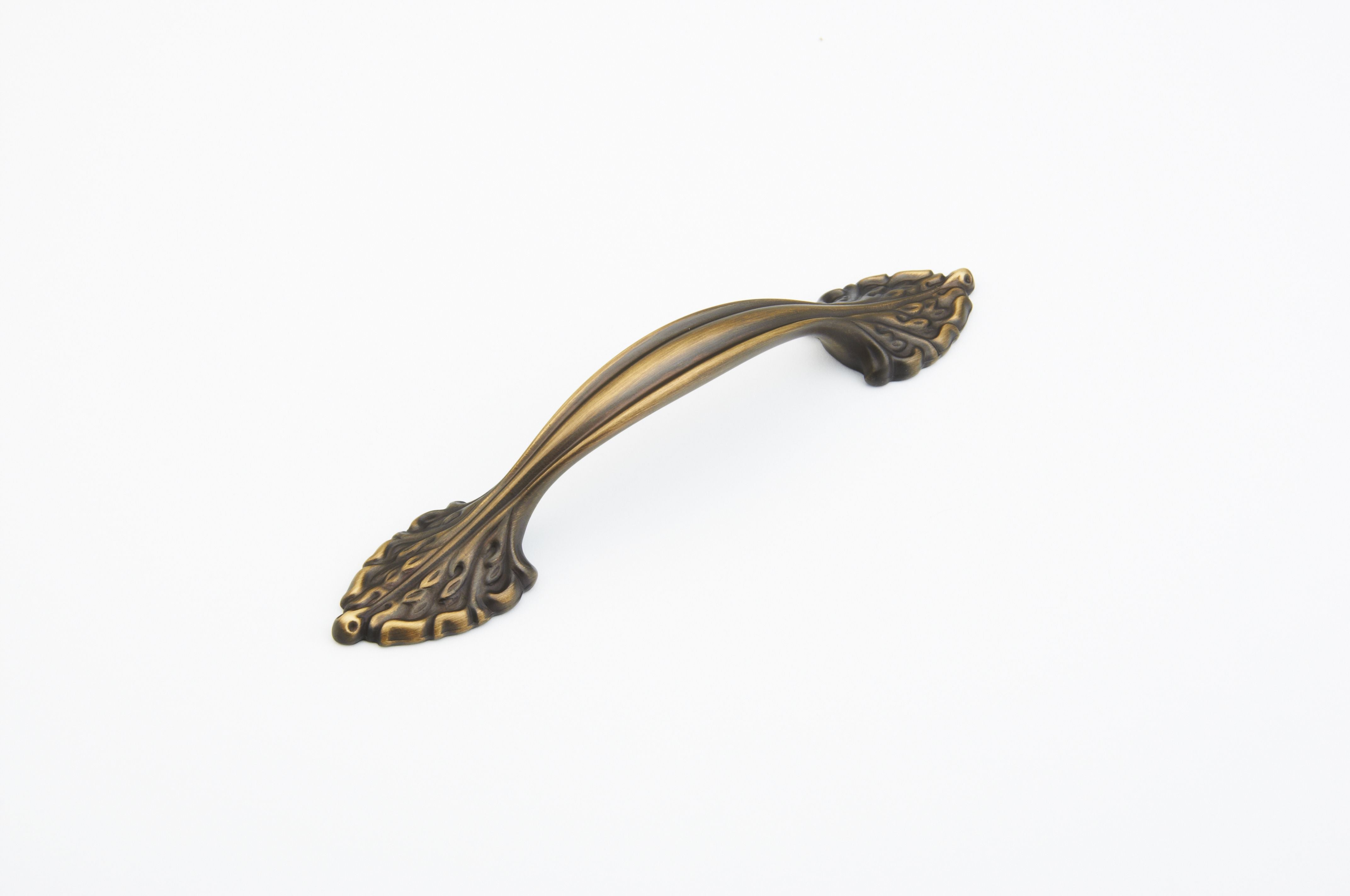 Schaub 871-RB 96mm Center to Center Corinthian Cabinet Pull Redington Brass Finish Sparrow Supply