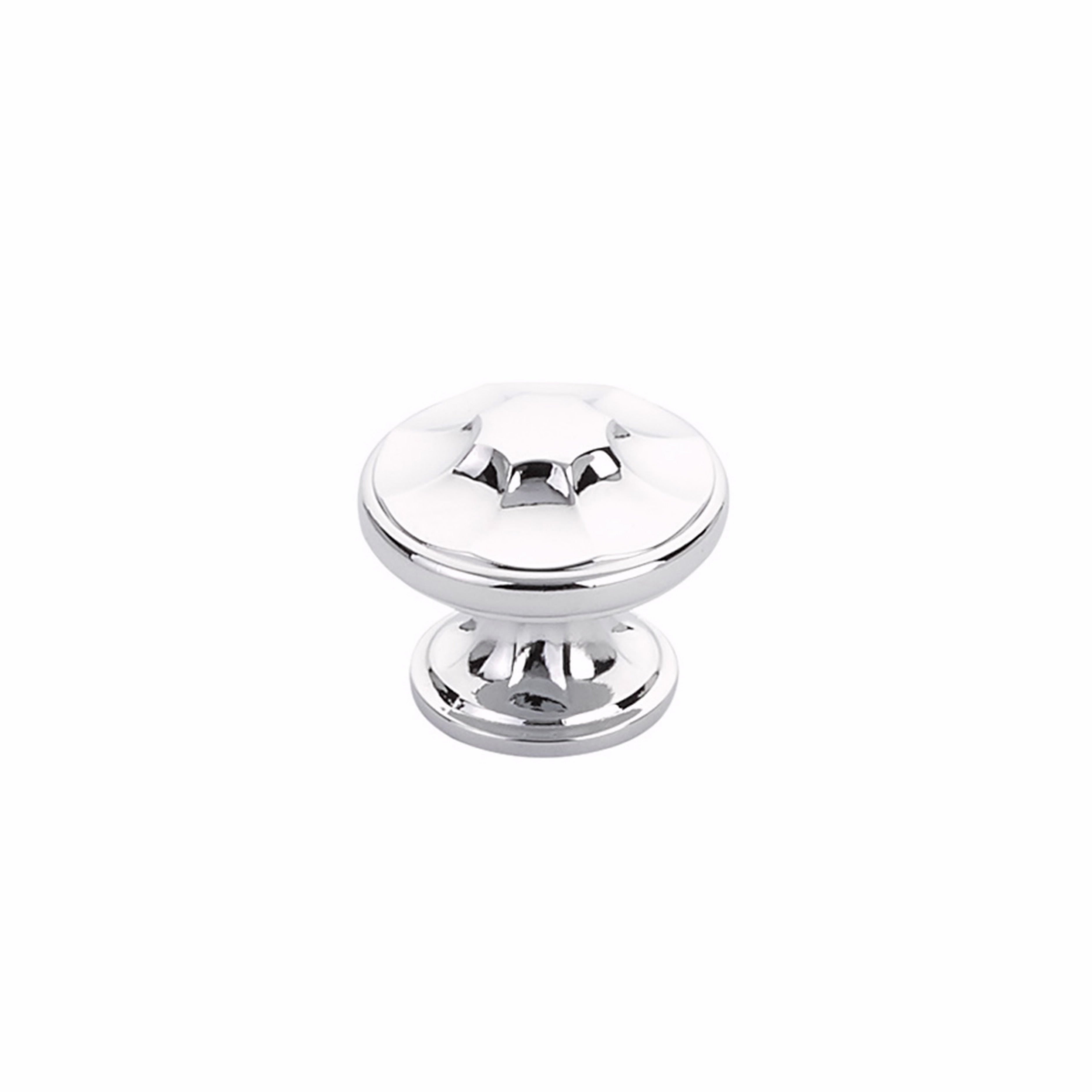 Schaub 876-26 1-3/8" Empire Cabinet Knob Polished Chrome Finish Sparrow Supply
