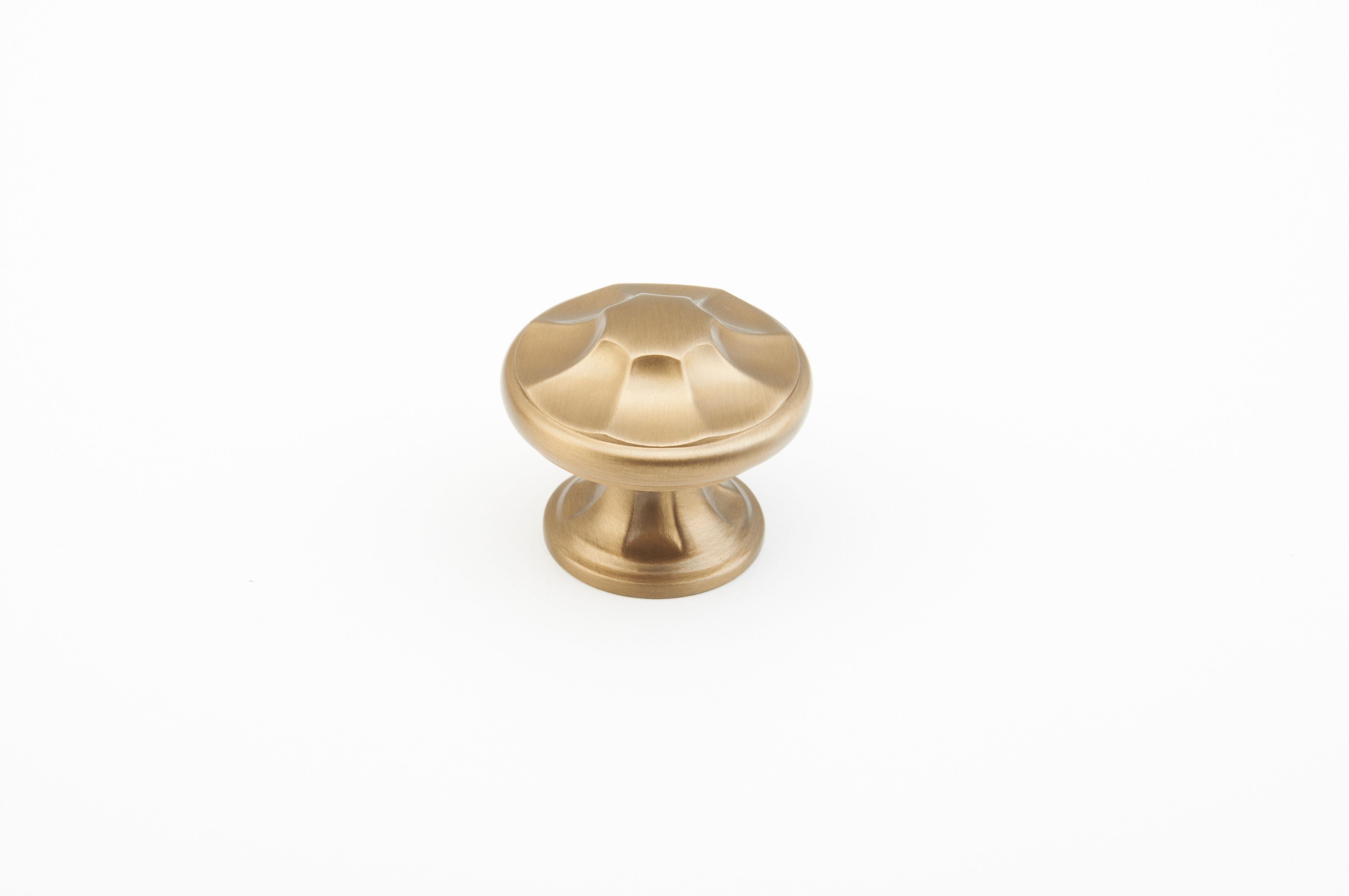 Schaub 876-BBZ 1-3/8" Empire Cabinet Knob Brushed Bronze Finish Sparrow Supply