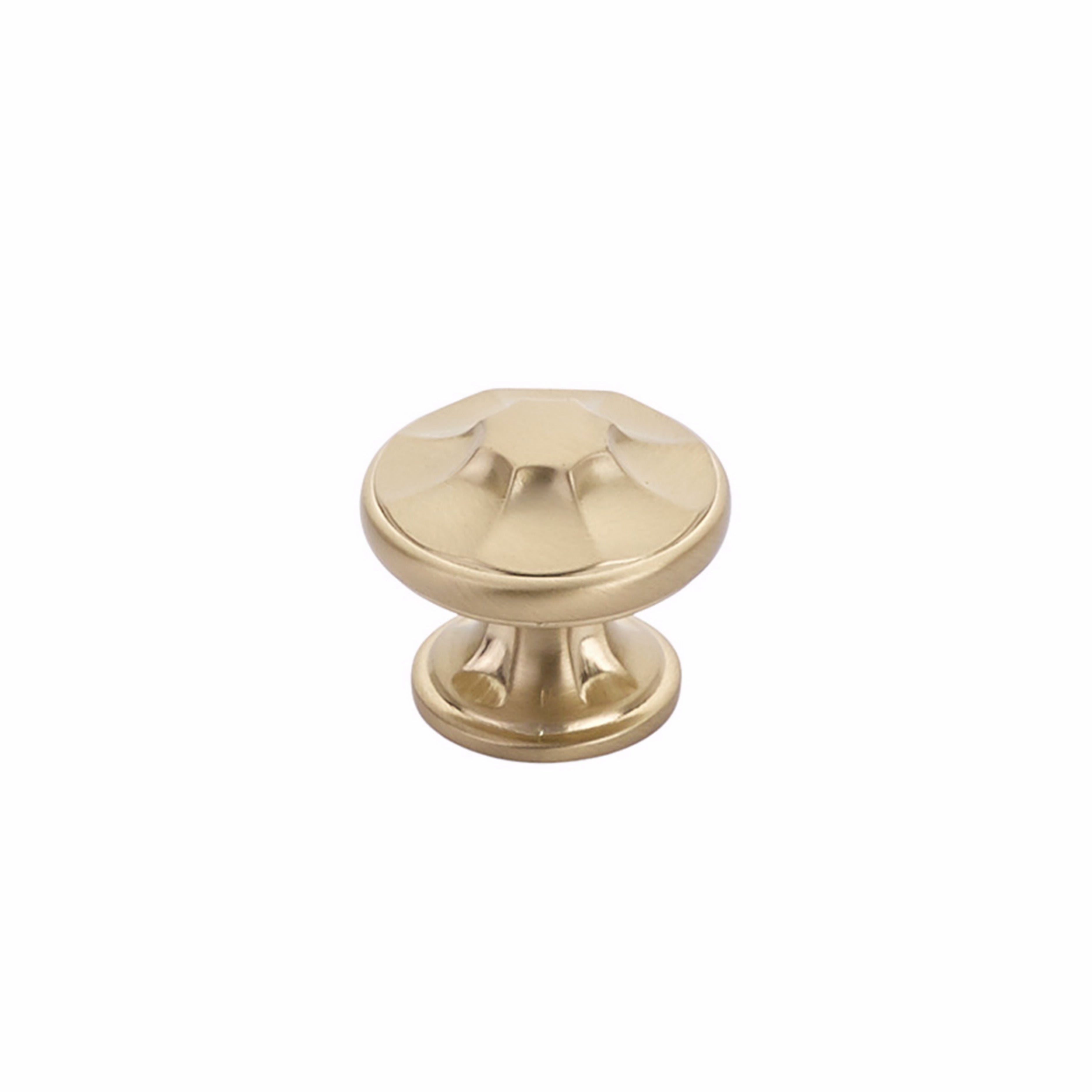 Schaub 876-SSB 1-3/8" Empire Cabinet Knob Signature Satin Brass Finish Sparrow Supply
