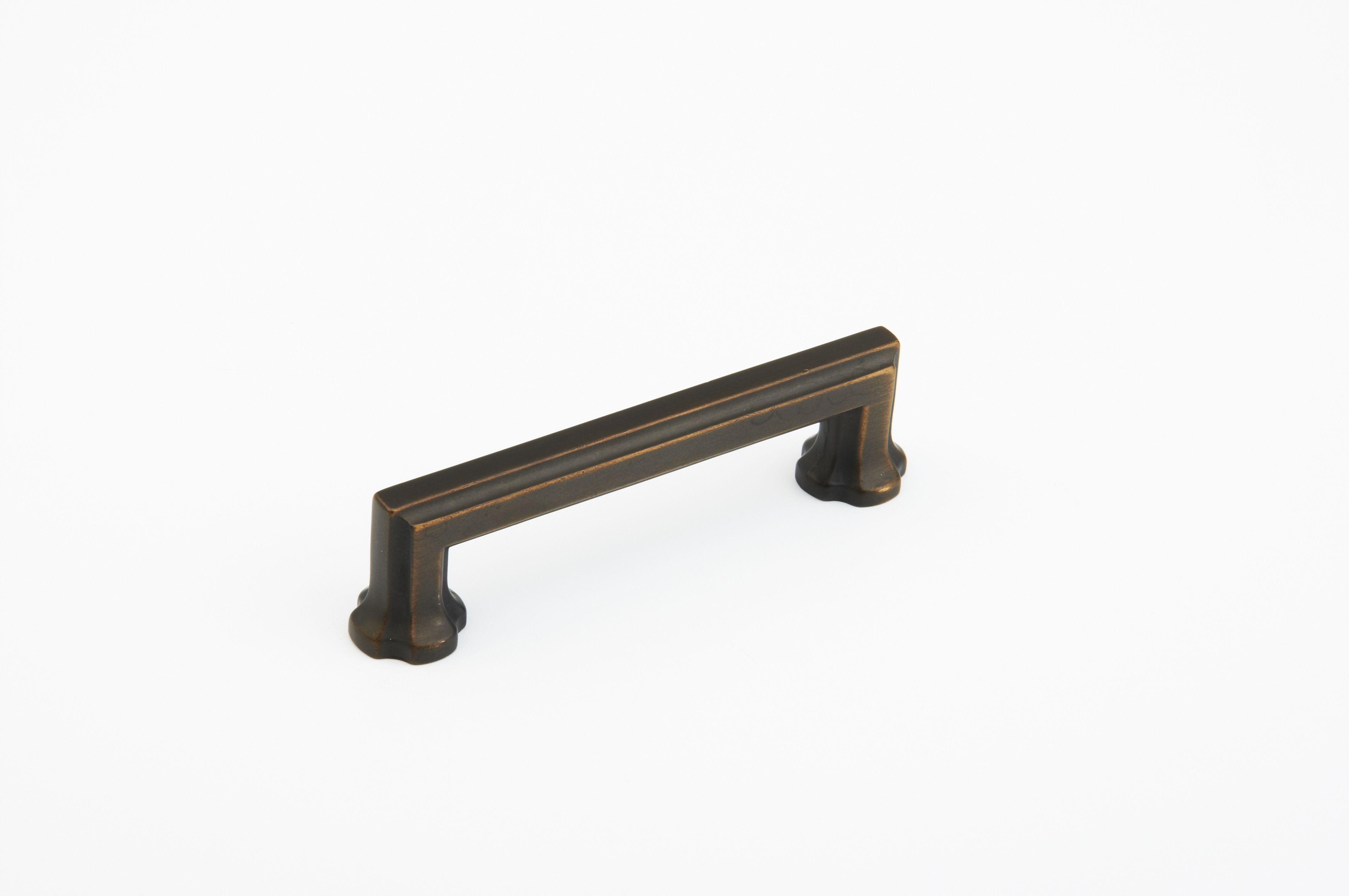 Schaub 877-ABZ 4" Center to Center Empire Cabinet Pull Ancient Bronze Finish Sparrow Supply