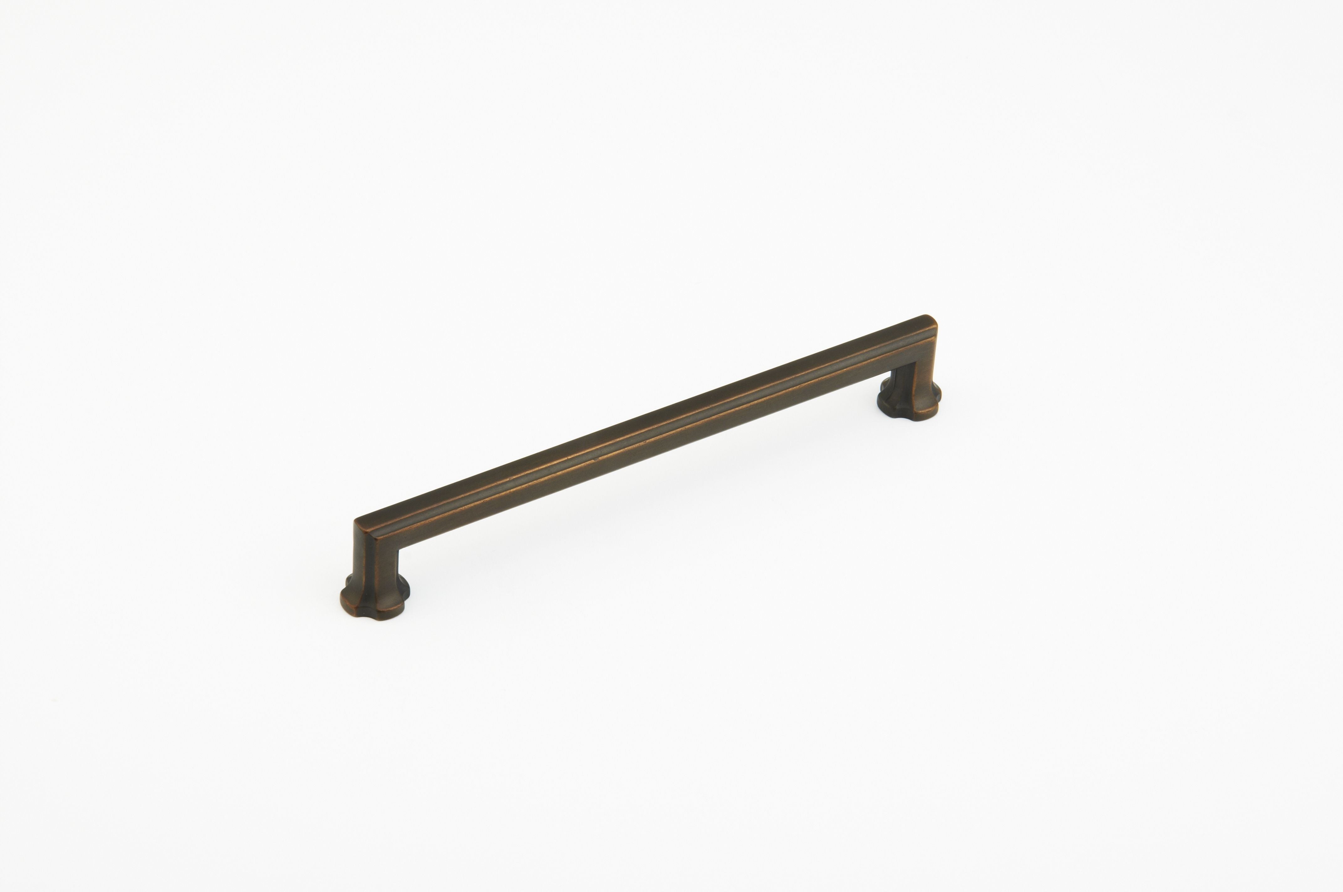 Schaub 879-ABZ 8" Center to Center Empire Cabinet Pull Ancient Bronze Finish Sparrow Supply
