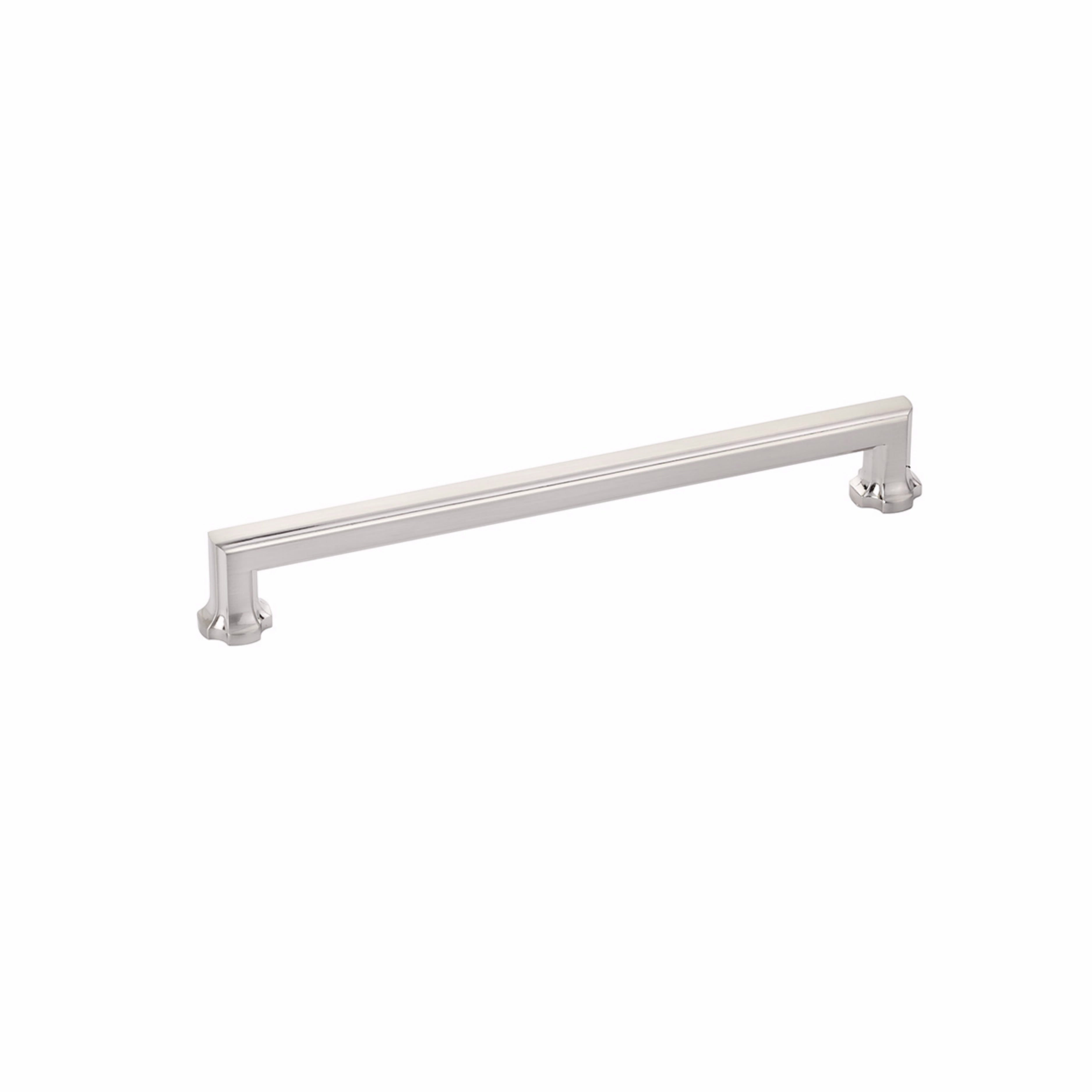 Schaub 879-BN 8" Center to Center Empire Cabinet Pull Brushed Nickel Finish Sparrow Supply