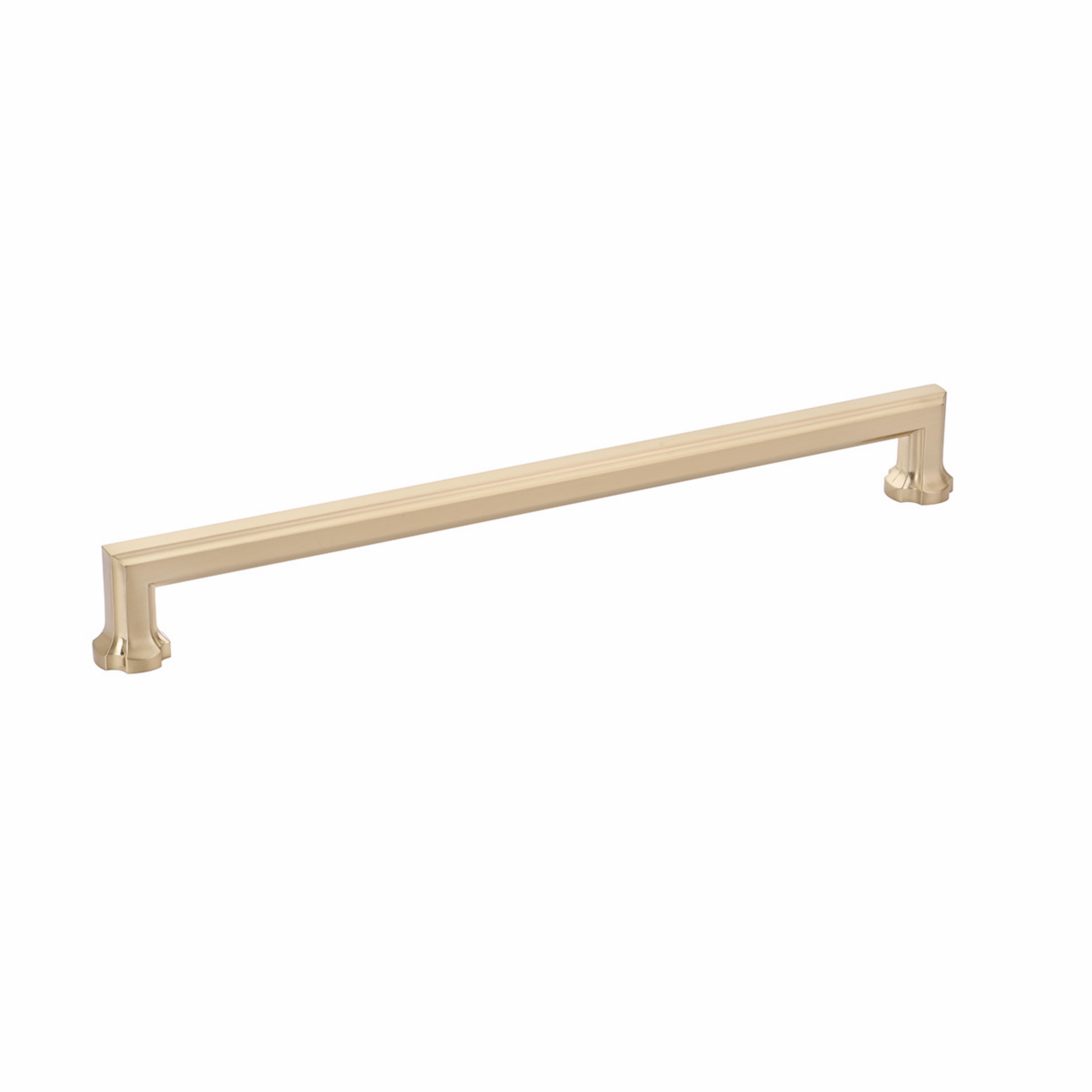 Schaub 881-SSB 15" Center to Center Empire Appliance Pull Signature Satin Brass Finish Sparrow Supply
