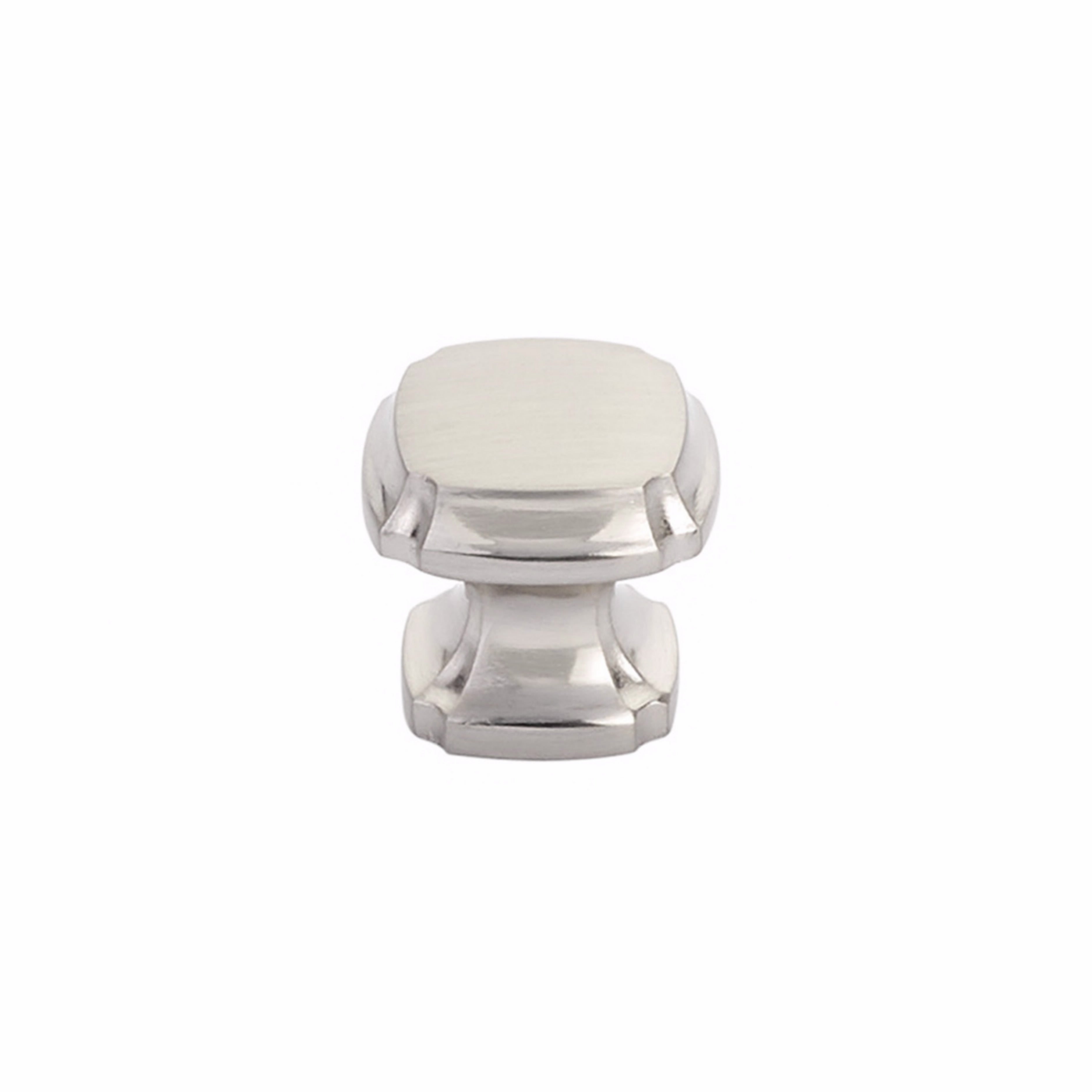 Schaub 882-BN 1-3/8" Empire Square Cabinet Knob Brushed Nickel Finish Sparrow Supply
