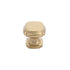 Schaub 882-SSB 1-3/8" Empire Square Cabinet Knob Signature Satin Brass Finish Sparrow Supply
