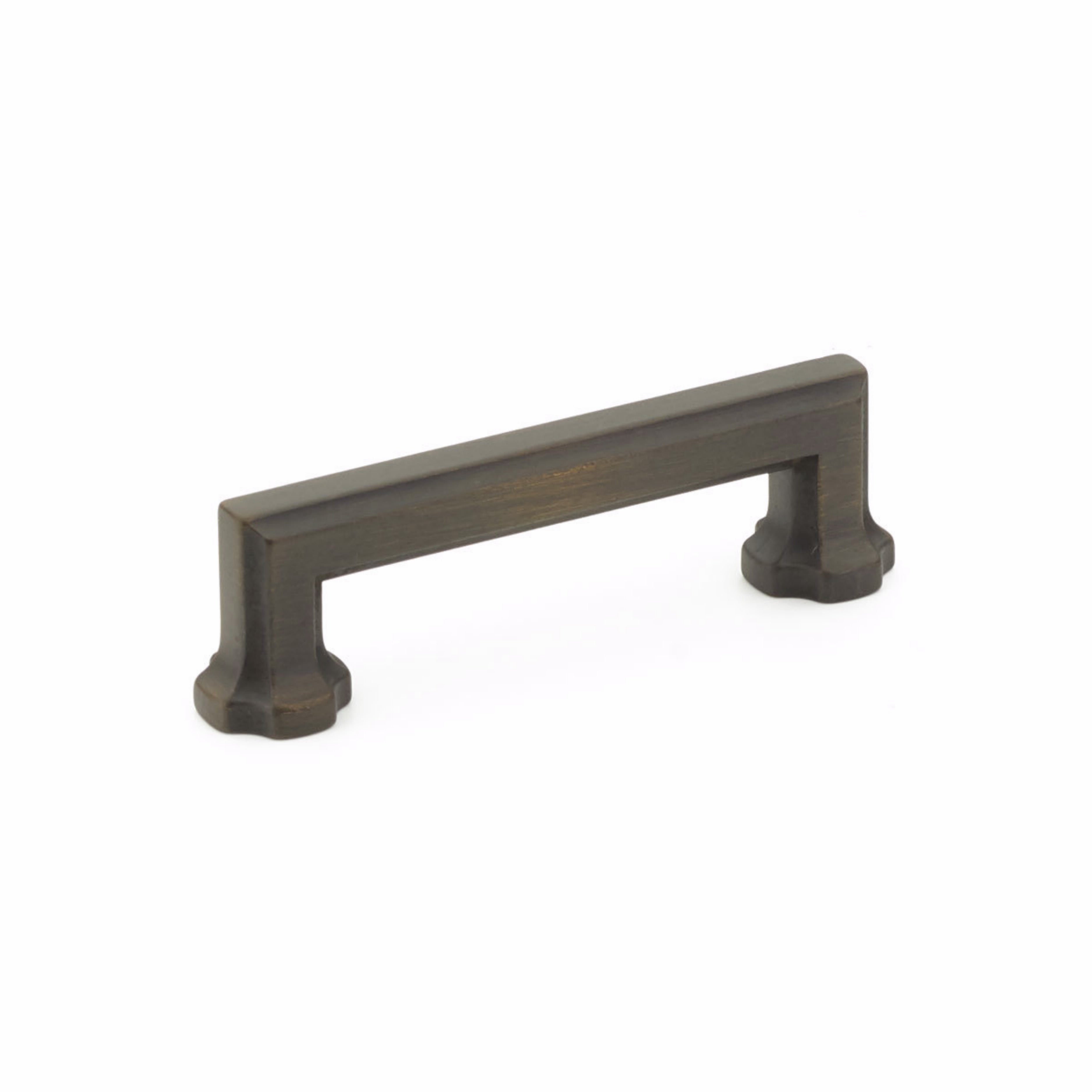 Schaub 883-ABZ 3-1/2" Center to Center Empire Cabinet Pull Ancient Bronze Finish Sparrow Supply