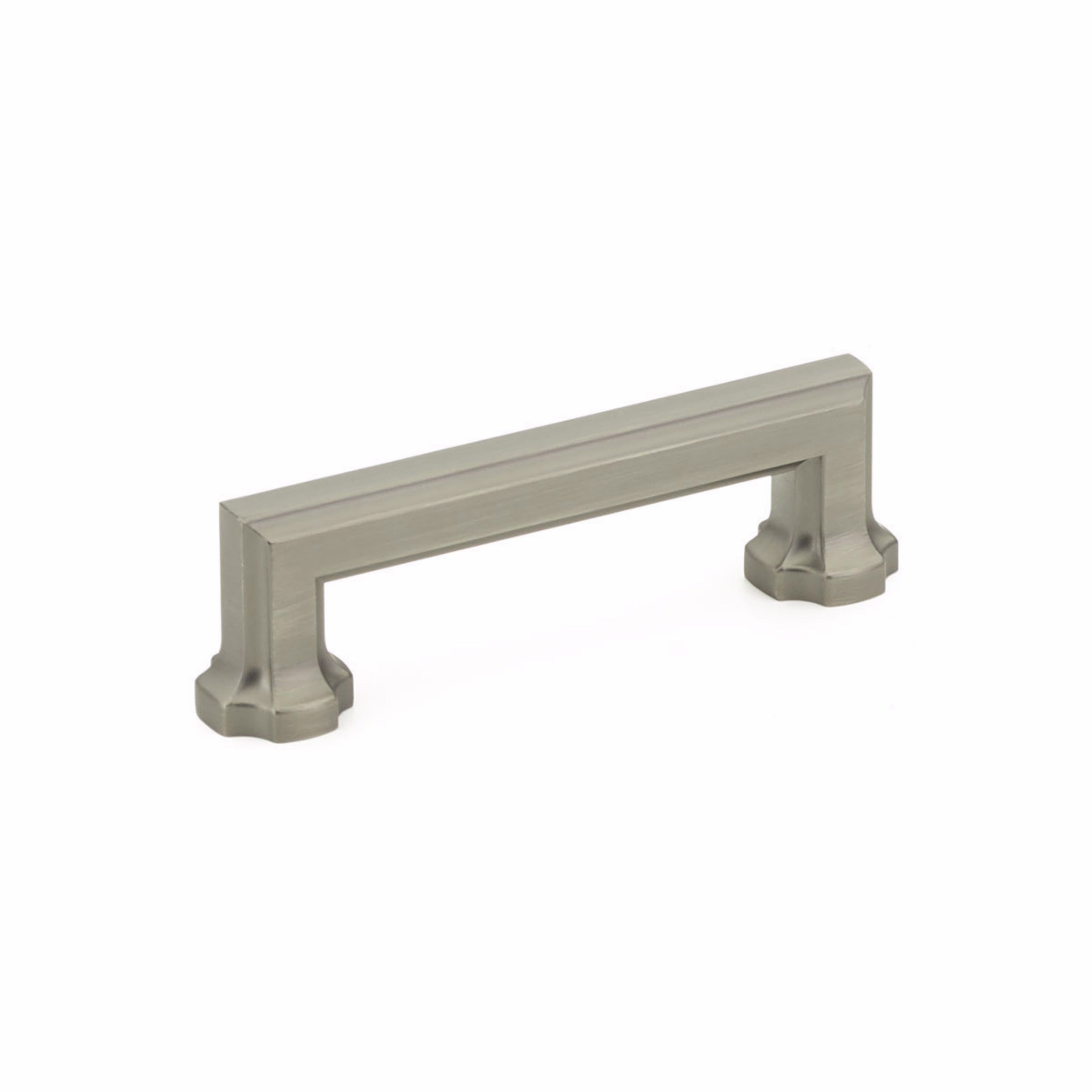 Schaub 883-AN 3-1/2" Center to Center Empire Cabinet Pull Antique Nickel Finish Sparrow Supply