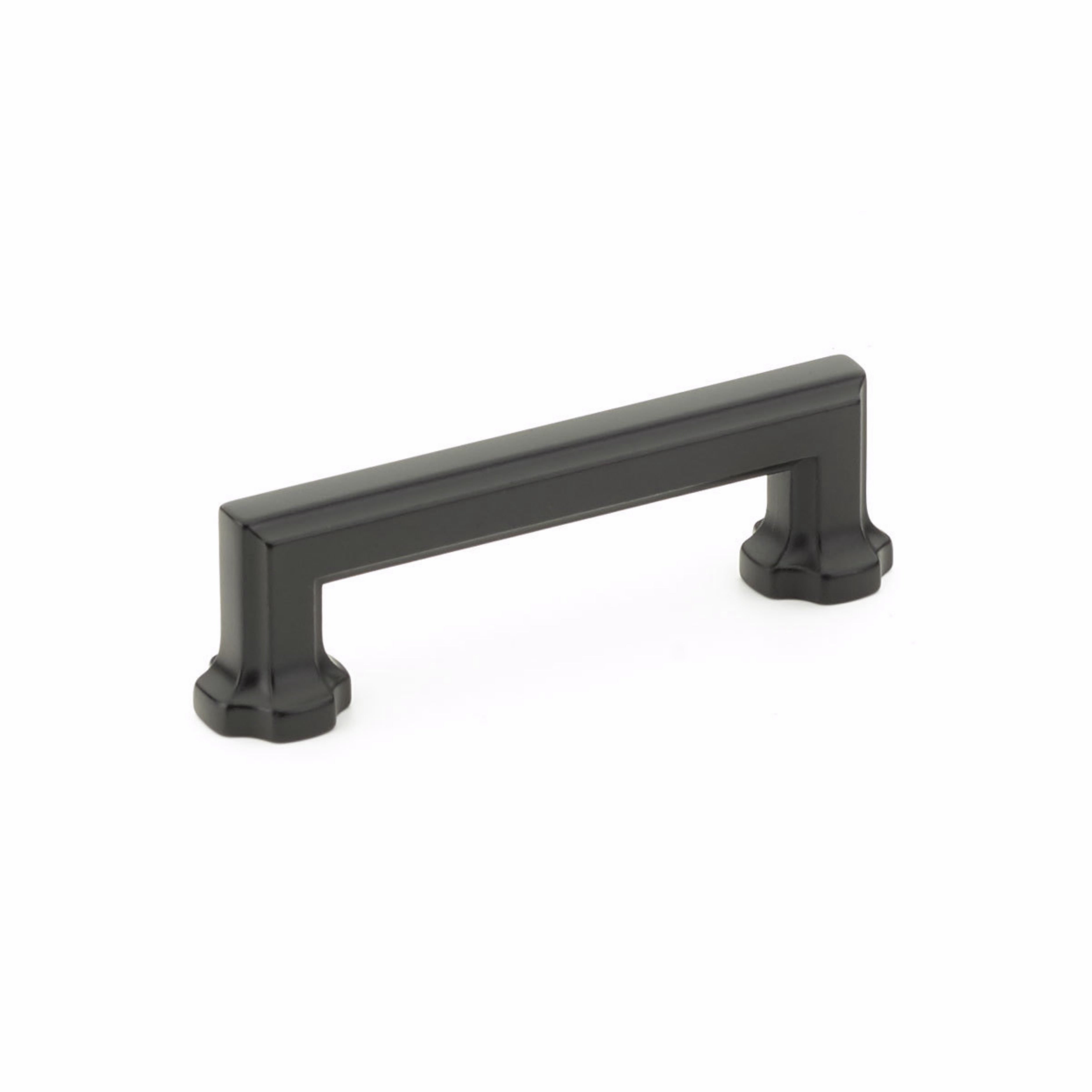 Schaub 883-MB 3-1/2" Center to Center Empire Cabinet Pull Matte Black Finish Sparrow Supply