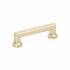 Schaub 883-SSB 3-1/2" Center to Center Empire Cabinet Pull Signature Satin Brass Finish Sparrow Supply