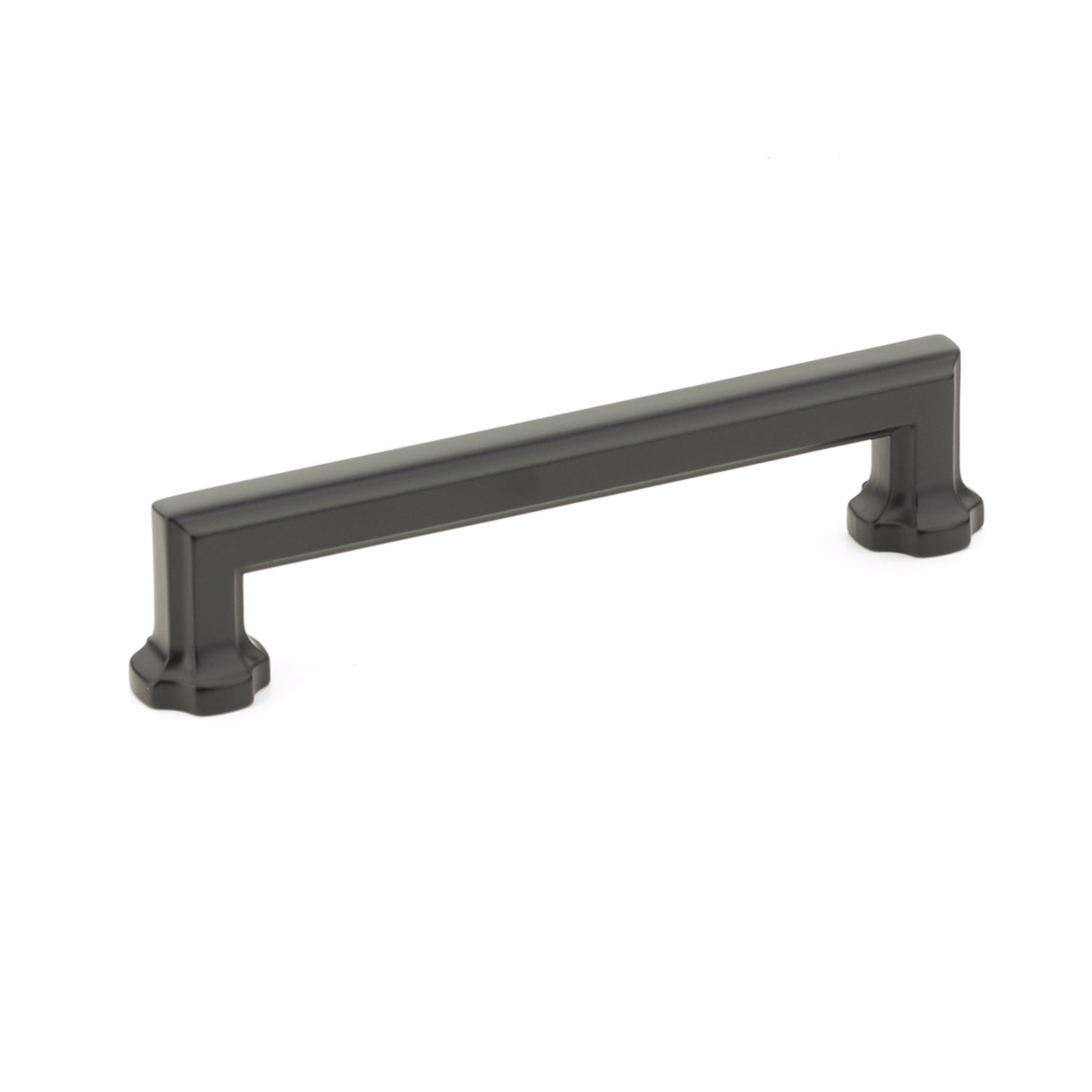 Schaub 884-MB 5" Center to Center Empire Cabinet Pull Matte Black Finish Sparrow Supply