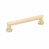 Schaub 884-SSB 5" Center to Center Empire Cabinet Pull Signature Satin Brass Finish Sparrow Supply