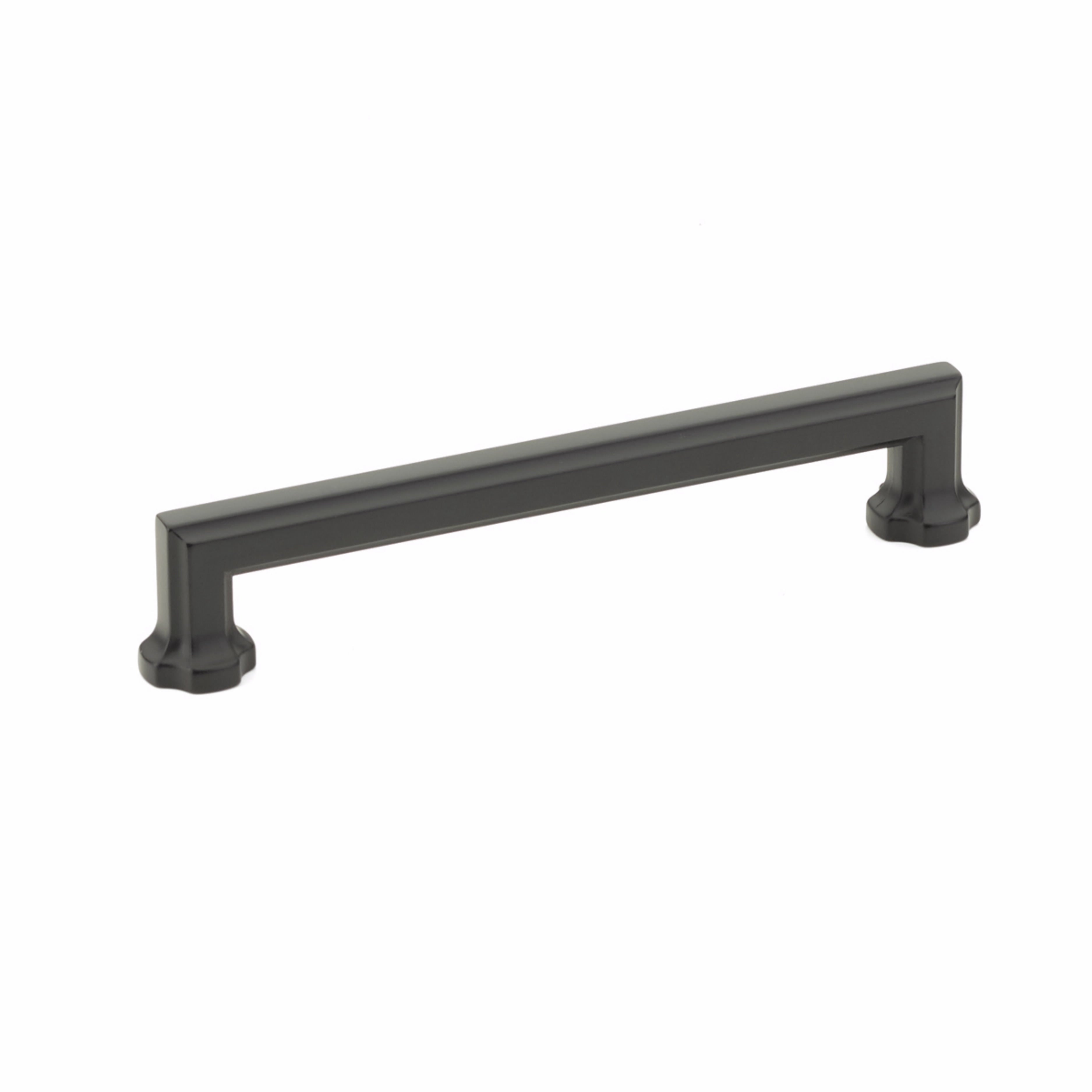 Schaub 885-MB 6" Center to Center Empire Cabinet Pull Matte Black Finish Sparrow Supply
