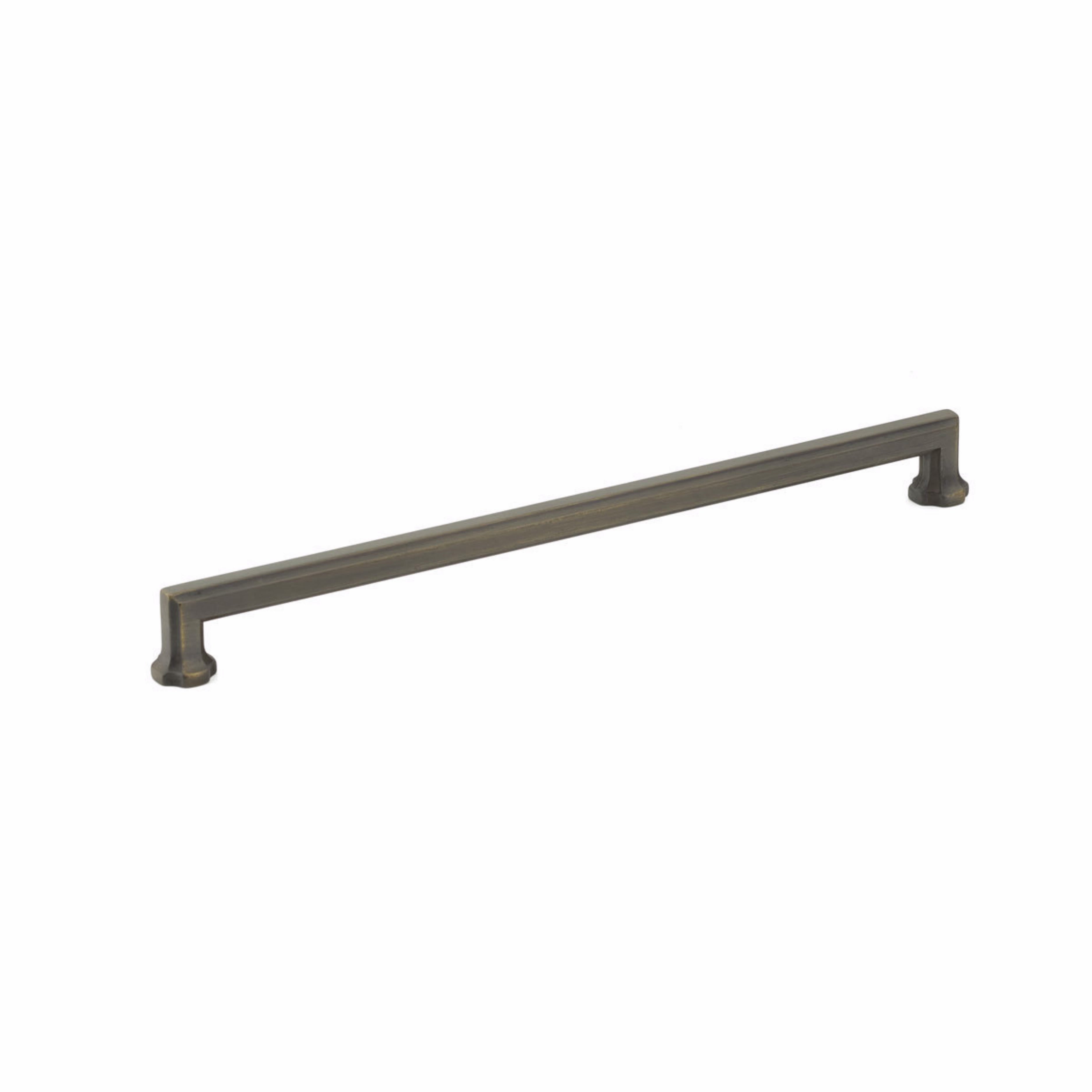 Schaub 887-ABZ 12" Center to Center Empire Cabinet Pull Ancient Bronze Finish Sparrow Supply