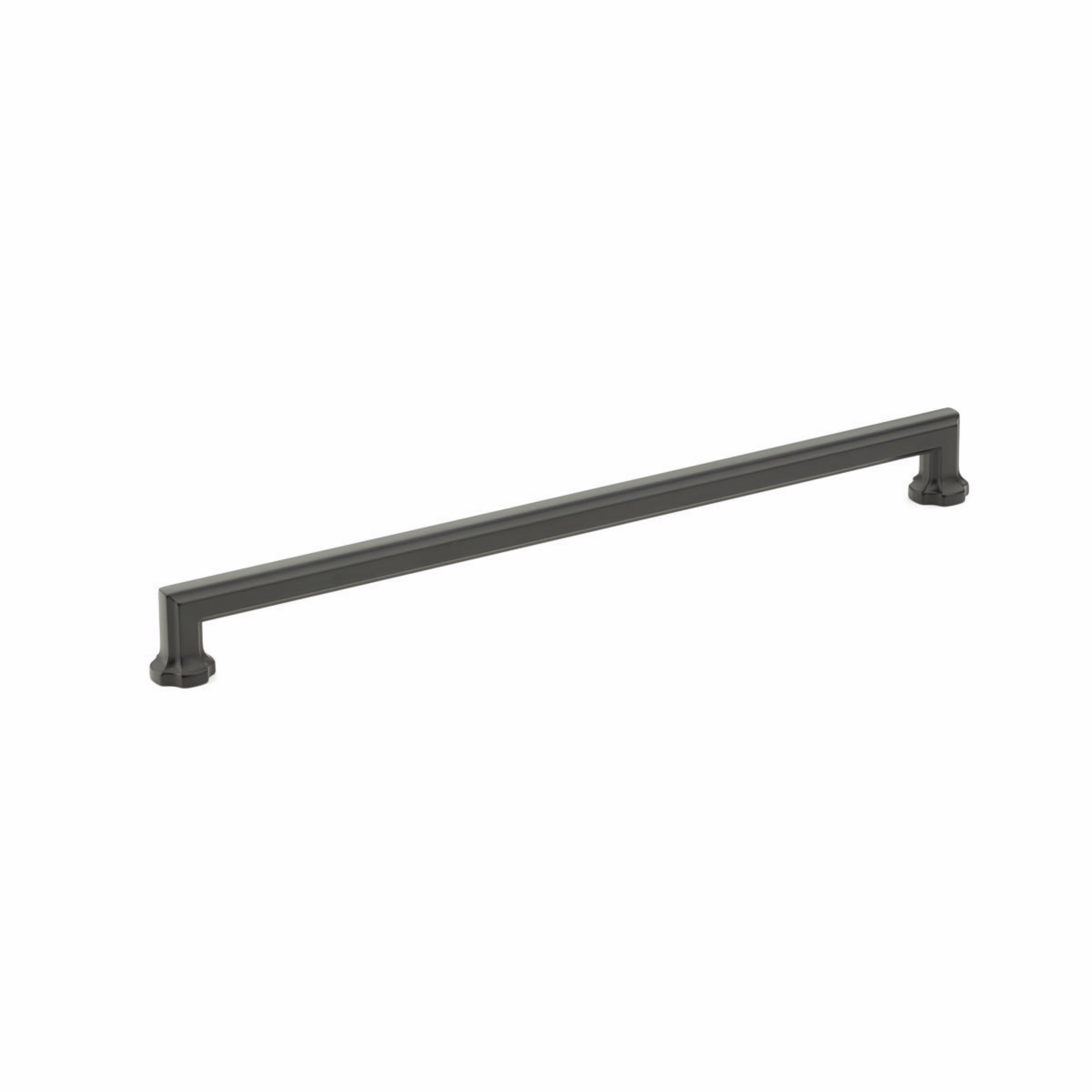 Schaub 887-MB 12" Center to Center Empire Cabinet Pull Matte Black Finish Sparrow Supply