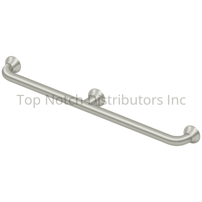 Deltana 88GB36-15 36" Grab Bar with Center Post; 88 Series; Satin N... Sparrow Supply