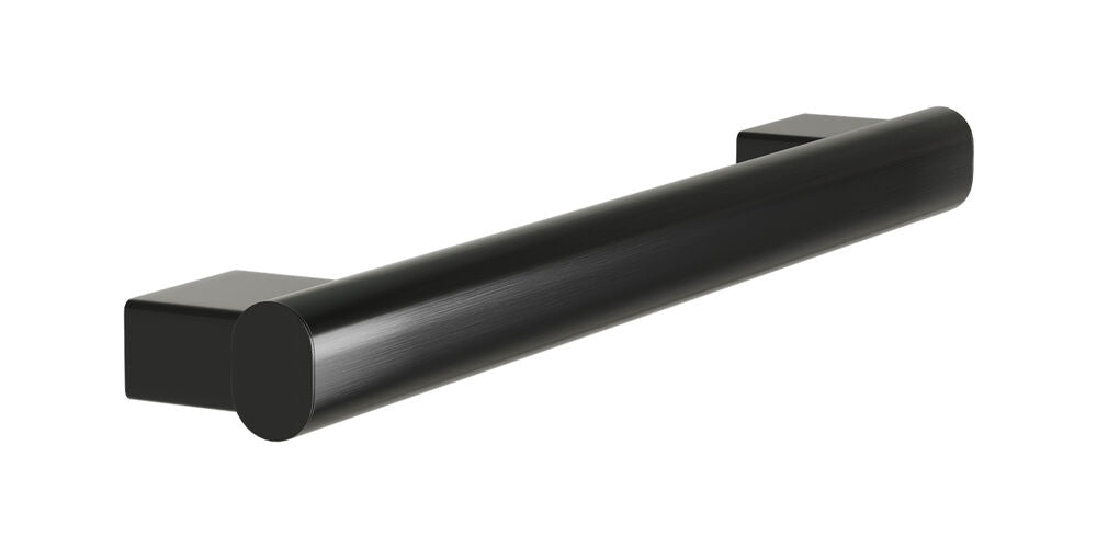 Bradley 8B1-0011800-BB Grab Bar Oval, Stainless Satin, 18" Brushed Black